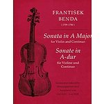 Benda F /Sonata in A Major