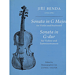 Benda J /Sonata in G Major