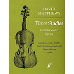 Matthews D/3 Studies (Solo Violin)