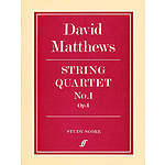 Matthews D/String Quartet 1 (Score)