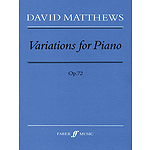 Matthews D/Variations for Piano