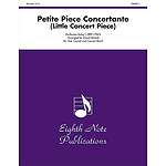 Petite Piece Concertante (Little Concert Piece) (Solo Cornet and Concert Band)