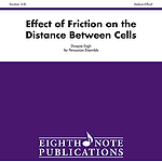 Effect of Friction on the Distance Between Cells