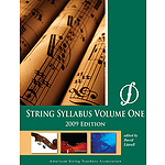 String Syllabus Volume One (2009 Edition)