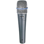 Shure Beta 57 Supercardioid Dynamic Vocal/Instrument Microphone