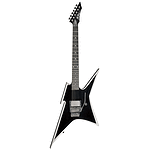 B.C. Rich Ironbird Pro Electric Guitar, Onyx with Silver Bevels