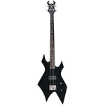 B.C. Rich Revenge Warlock Electric Bass Guitar, Onyx