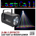 American DJ LED MESSENGER 2-in-1 LED Effect Moonflower/Text