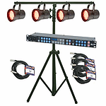 American DJ P36 LED SYSTEM 4 Par Can LED System