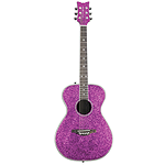 Daisy Rock Pixie Series Acoustic-Electric Guitar - Pink Sparkle