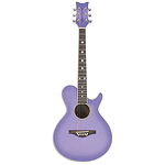 Daisy Rock Wildwood Acoustic Guitar - Purple Daze