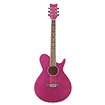 Daisy Rock Wildwood 3/4-size Acoustic Guitar - Atomic Pink