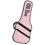 Daisy Rock Padded Electric Guitar Gig Bag - Pink and Black