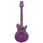 Daisy Rock Siren Left Handed Electric Guitar - Vivacious Violet