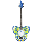 Daisy Rock Debutante Butterfly Short Scale Electric Guitar - Daydream