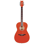 Daisy Rock Debutante Serenade Parlor Acoustic - Outrageous Orange