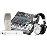 Behringer PODCASTUDIO Complete Podcast Recording Bundle with FireWire Interface