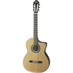 Washburn C64SCE Classical Cutaway Acoustic-Electric Guitar