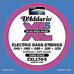 D'Addario XL 5-String Bass Strings - Soft, 2-pack