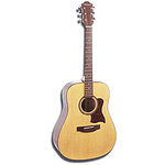 Hohner Journeyman HW350G Dreadnought Acoustic Guitar w/Case