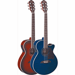Oscar Schmidt OG10CE Acoustic-Electric Guitar - Red