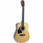 Oscar Schmidt Left-handed Dreadnought Acoustic - Natural Finish