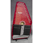 Oscar Schmidt OS21C Autoharp - Quilted Red
