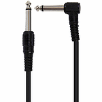 Rockson 10' Guitar Cable - 1 right angle, 1 straight molded plugs