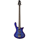 Washburn T14Q Electric Bass Guitar - Quilted Trans Blue