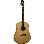 Washburn WD10S WD10 Series Solid-top Dreadnought Acoustic Guitar - Natural