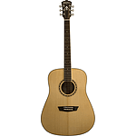 Washburn WD10SLH Left-handed Acoustic Guitar - Natural