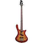 Washburn T14Q Electric Bass Guitar - Quilted Tobacco Sunburst