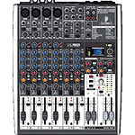 Behringer XENYX X1204USB Premium 12-Input 2/2-Bus Mixer with Multi-FX, Audio Interface and Recording Software