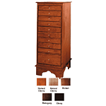Diamond Valley Woodworking MC10 Deluxe Wooden Music Storage Chest - Mahogany