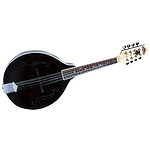 Flinthill A-Style Mandolin, Black