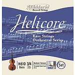 Helicore Orchestral Bass String Set, 3/4 & 4/4