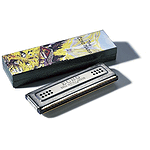 Hohner 48 Hole Double Sided Echo Harmonica, Key of C - G
