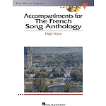 The French Song Anthology - Accompaniment CDs
