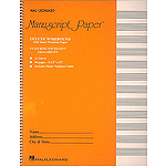 Deluxe Wirebound Super Premium Manuscript Paper (Gold Cover)