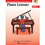 Piano Lessons Book 5 - Book/CD Pack
