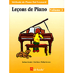 Piano Lessons Book 3 - French Edition