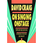 On Singing Onstage