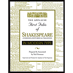 Applause First Folio of Shakespeare in Modern Type