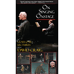 On Singing Onstage (VHS)