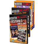 Modern Drummer Super Pack Modern Drummer Fest 2000/2003/2005/2008 Pack 11 DVDs