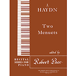 Two Menuets Recital Series For Piano Brown