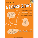 A Dozen a Day Book 4 - Book/CD Pack