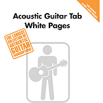 Acoustic Guitar Tab White Pages