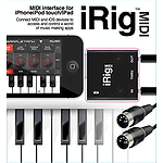 IK Multimedia iRig MIDI for iPhone, iPod, iPad