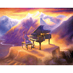 Sunset at Piano Cliffs